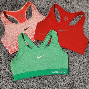 Nike Pro Dri-Fit Sports Bra Bundle Sz. S